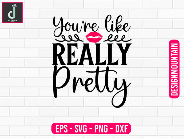 You're like really pretty svg design SVG Alihossainbd 