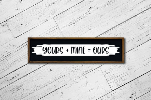 Yours Mine Ours | Blended Family SVG SVG CraftLabSVG 