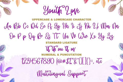 Youth Love Font Sakha Design Studio 