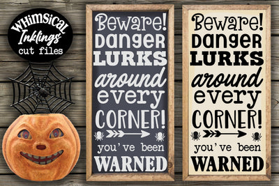 You've Been Warned-Halloween SVG SVG Whimsical Inklings 