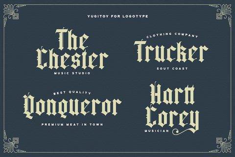 Yugitoy - Victorian Decorative Font Font StringLabs 