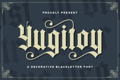 Yugitoy - Victorian Decorative Font Font StringLabs 
