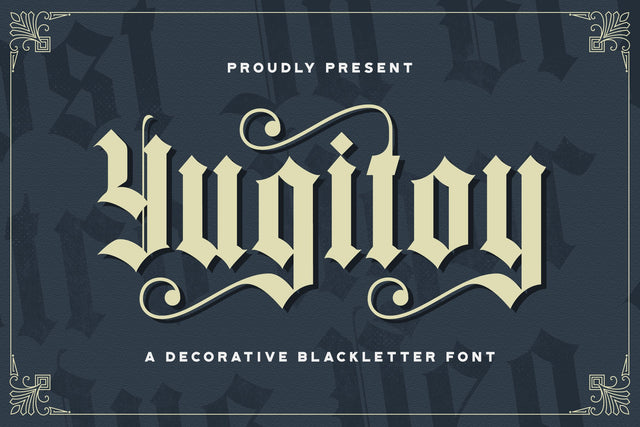 Yugitoy - Victorian Decorative Font Font StringLabs 