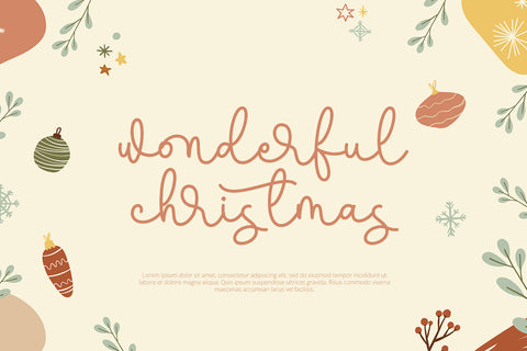 Yuletide - Handwritten Font Font Alpaprana Studio 