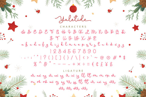 Yuletide - Handwritten Font Font Alpaprana Studio 
