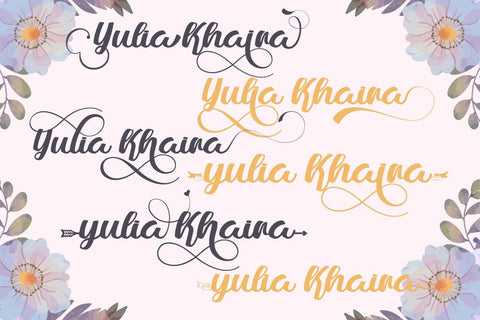 Yulia khaira Font JH-CreativeFont 