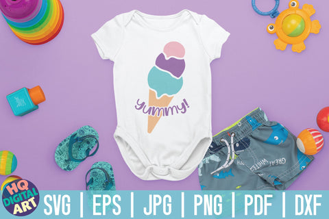 Yummy Ice Cream SVG SVG HQDigitalArt 