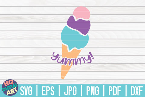 Yummy Ice Cream SVG SVG HQDigitalArt 