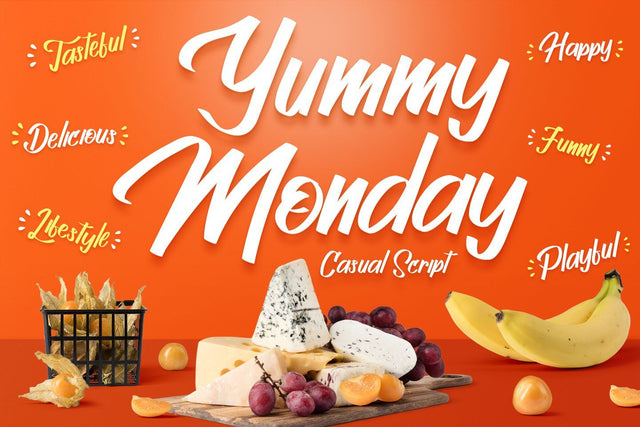 Yummy Monday Font Kotak Kuning Studio 