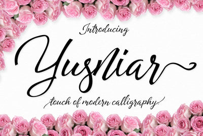 Yusniar Font BonjourType 