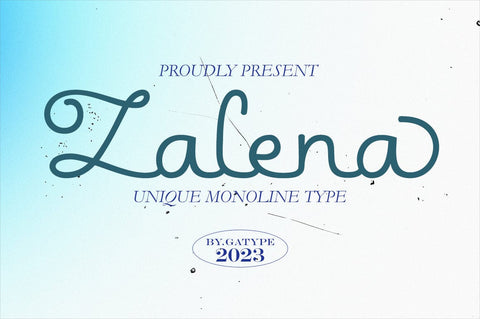 Zalena Font gatype 