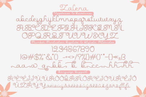 Zalena Font gatype 