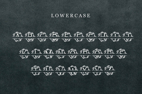 Zaskia Monogram Font LetterdayStudio 