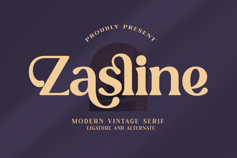 Zasline Typeface Font Storytype Studio 