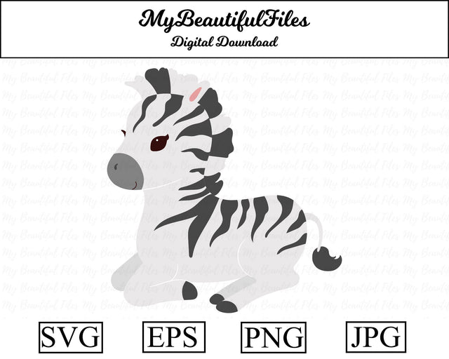 Zebra - Animal SVG MyBeautifulFiles 