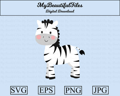 zebra - Animal SVG MyBeautifulFiles 