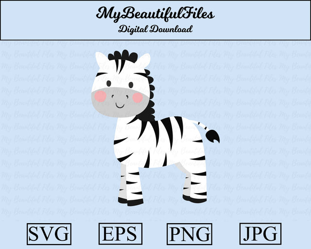 zebra - Animal SVG MyBeautifulFiles 