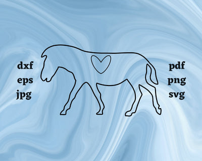 Zebra Heart SVG Cut File SVG Northern Light SVG 