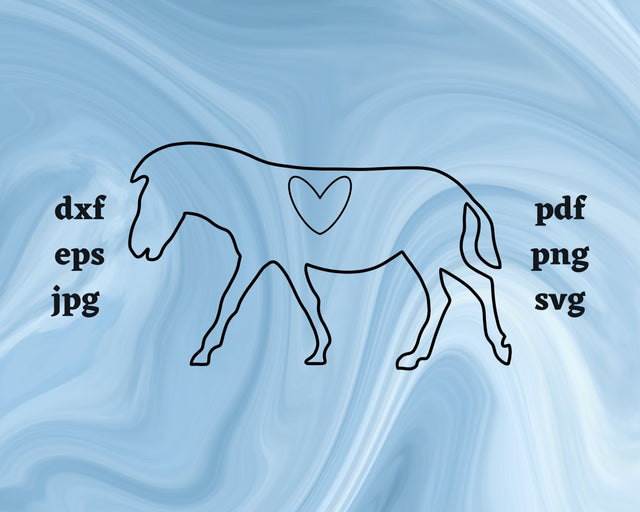 Zebra Heart SVG Cut File SVG Northern Light SVG 