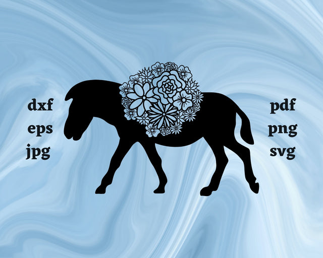 Zebra Mandala SVG Cut File SVG Northern Light SVG 