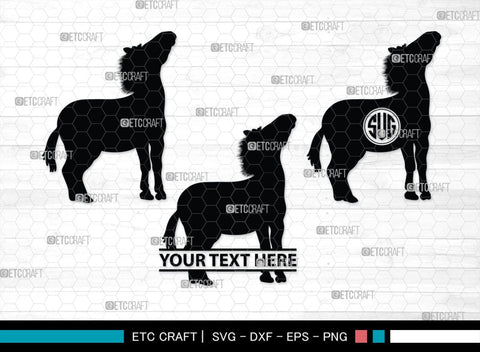 Zebra Monogram, Zebra Silhouette, Zebra SVG, Zebra, Wildlife Svg, Animal Svg, Zoo Svg, SB00333 SVG ETC Craft 