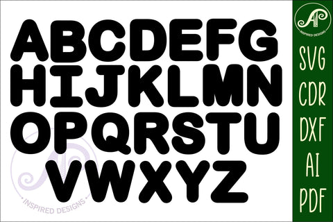 Zebra or Tiger print letters alphabet set. 26 layered letters SVG APInspireddesigns 