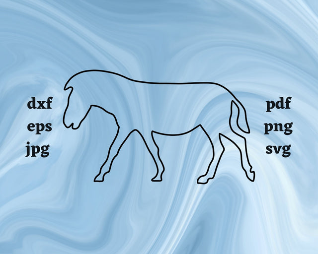 Zebra Outline SVG Cut File SVG Northern Light SVG 