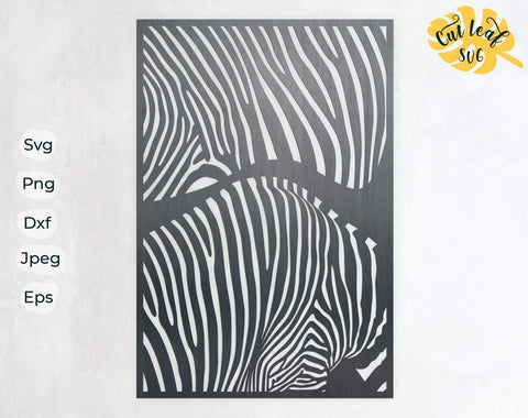 Zebras svg, zebra svg, dxf files for plasma, cnc files for wood, exotic svg, zoo svg, safari svg, zebra cut file SVG CutLeafSvg 