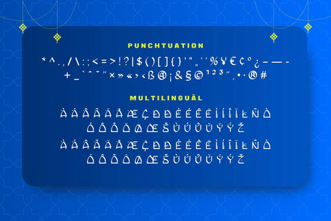 Zekat Font twinletter 