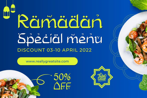 Zekat Font twinletter 