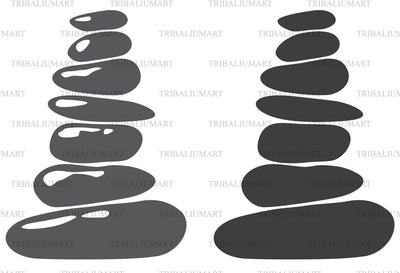 Zen stones SVG TribaliumArtSF 