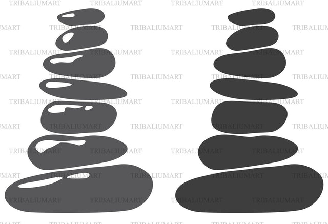 Zen stones SVG TribaliumArtSF 