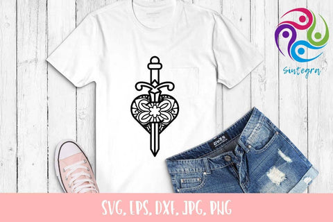 Zen Tangle Heart Svg File SVG Sintegra 