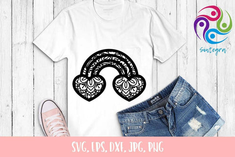 Zen Tangle Love Rainbow Svg File SVG Sintegra 