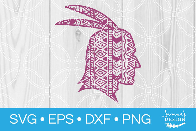 Zentangle American Indian SVG SavanasDesign 