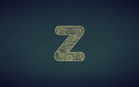 Zentangle stylized alphabet. Letter Z in doodle style, mandala. Alphabet in the golden style, vector illustration for coloring page SVG naemmiah021 