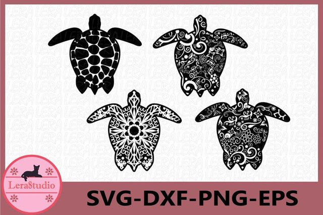 Zentangle Turtle SVG SVG Lerastudio 