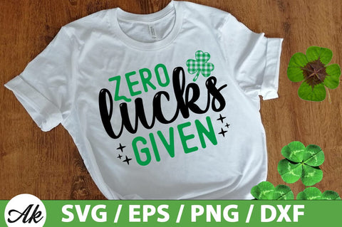 Zero lucks given SVG SVG akazaddesign 