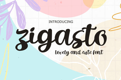 Zigasto Font gatype 