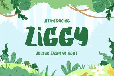 Ziggy Font Font Fauz 