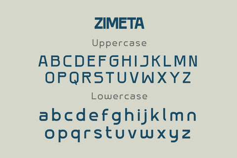 Zimeta Font twinletter 