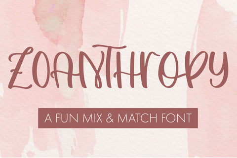 Zoanthropy Font Freeling Design House 