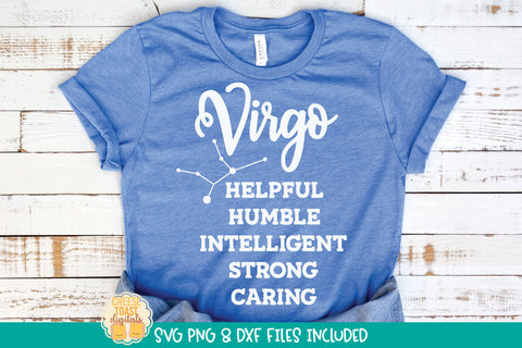 Zodiac Characteristics SVG Bundle | Astrology Shirt Design SVG Cheese Toast Digitals 