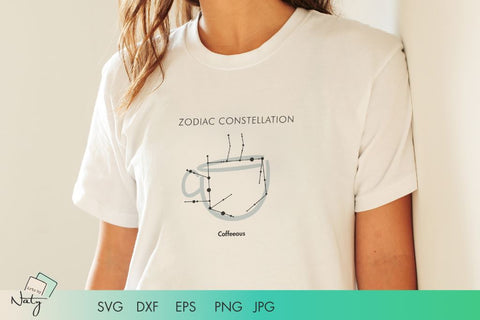 Zodiac constellation Coffeeous. SVG Arts By Naty 