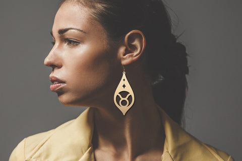 Zodiac earring svg bundle, Faux leather earring template SVG Digital Rainbow Shop 