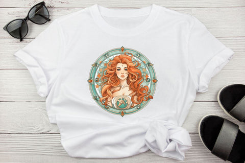 Zodiac Sign Clipart Bundle Sublimation Regulrcrative 