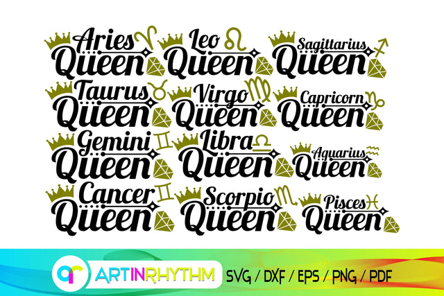 zodiac sign svg SVG Artinrhythm shop 