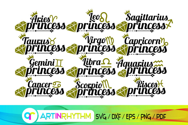 zodiac sign svg SVG Artinrhythm shop 