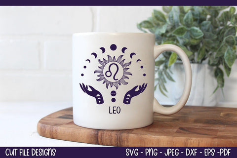 Zodiac Signs SVG Bundle | Celestial SVG |Astrology Horoscope SVG TatiStudio 