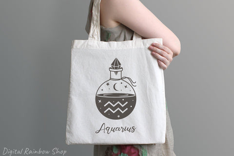 Zodiac signs svg bundle, horoscope, astrology svg witchcraft SVG Digital Rainbow Shop 